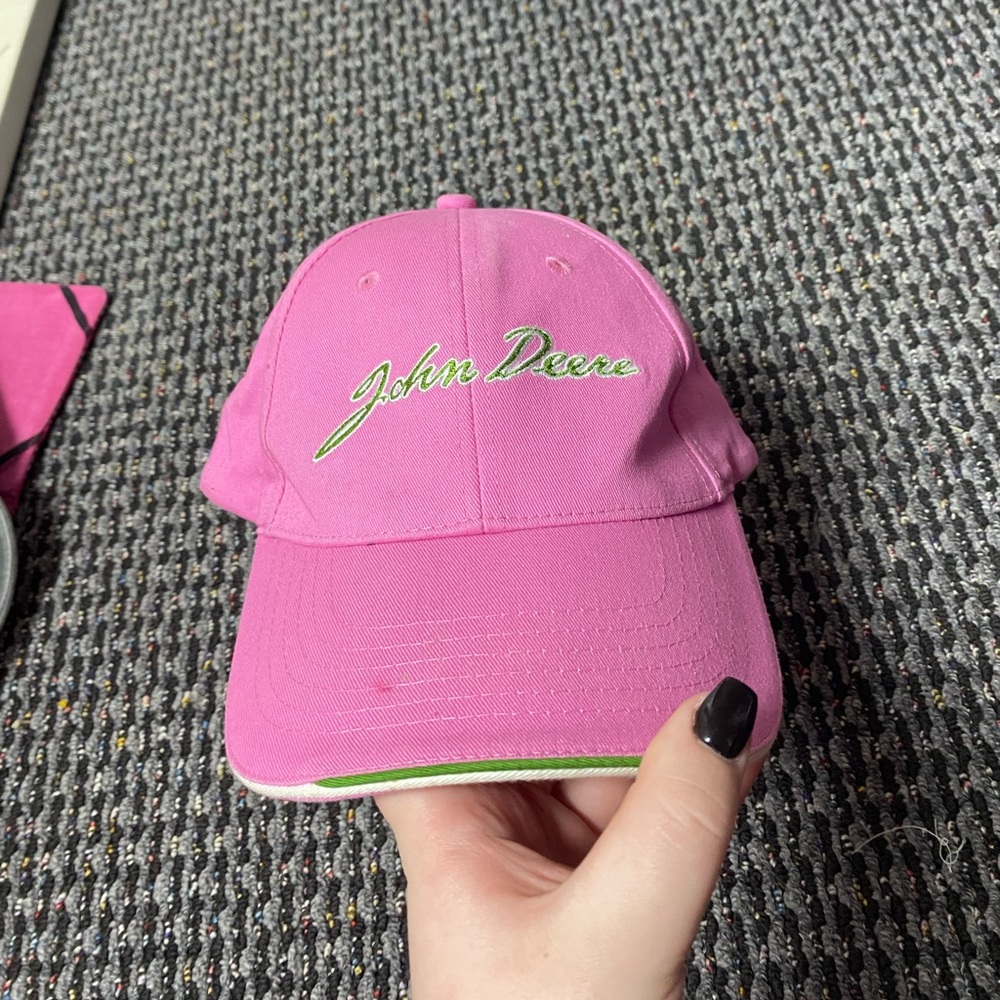 John Deer hat. One Size. Adjustable Back.